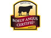 Logo de Boeuf angus certifié